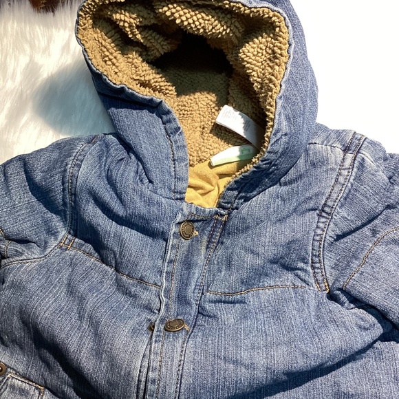 Denim Winter Snowsuit Baby Boy Pram Suit Size 24 months - Picture 3 of 11
